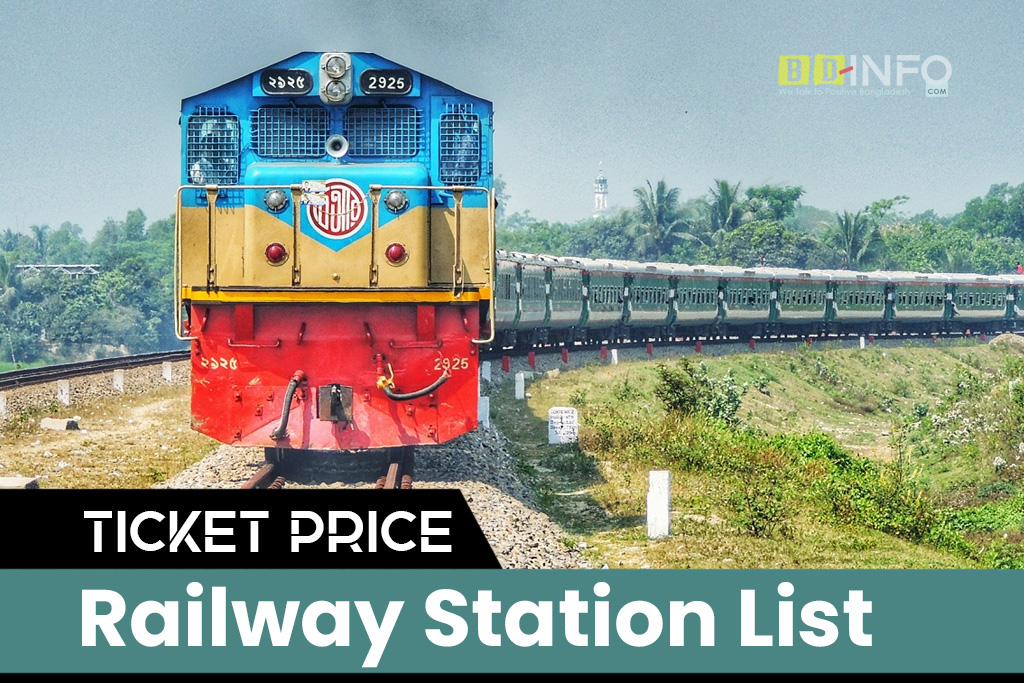 BD Train Ticket Price Bangladesh Railway Station List