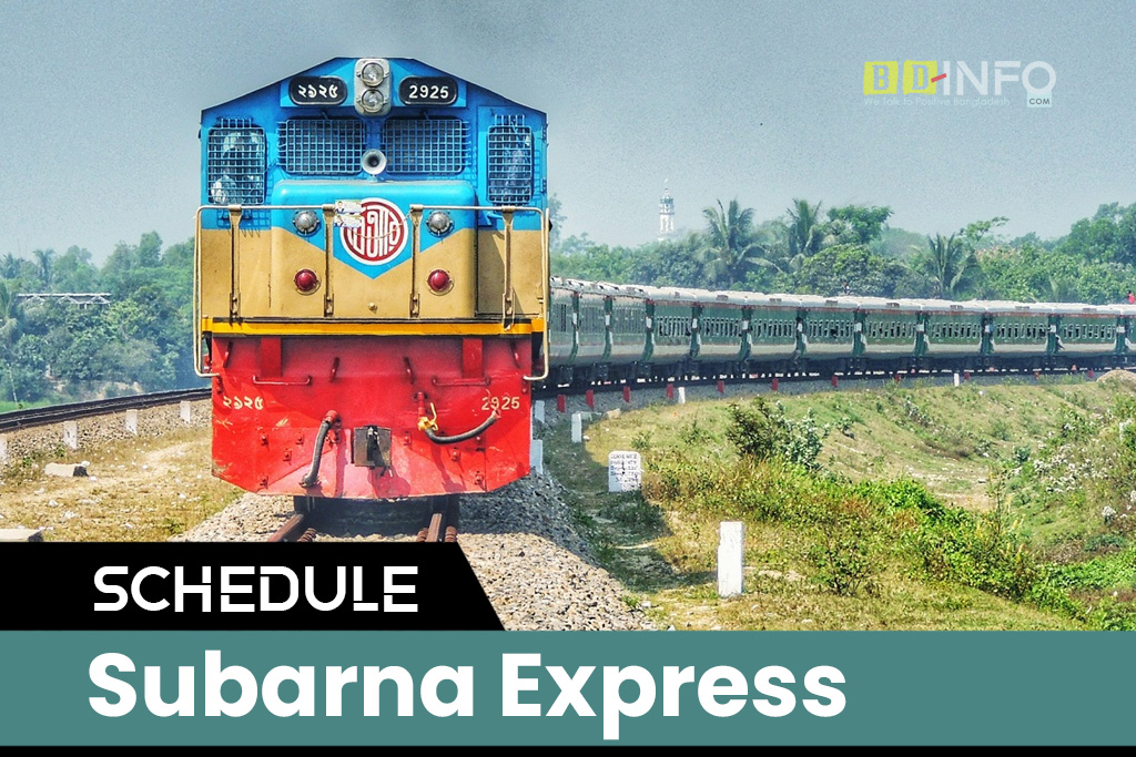 Subarno Express Train Schedule
